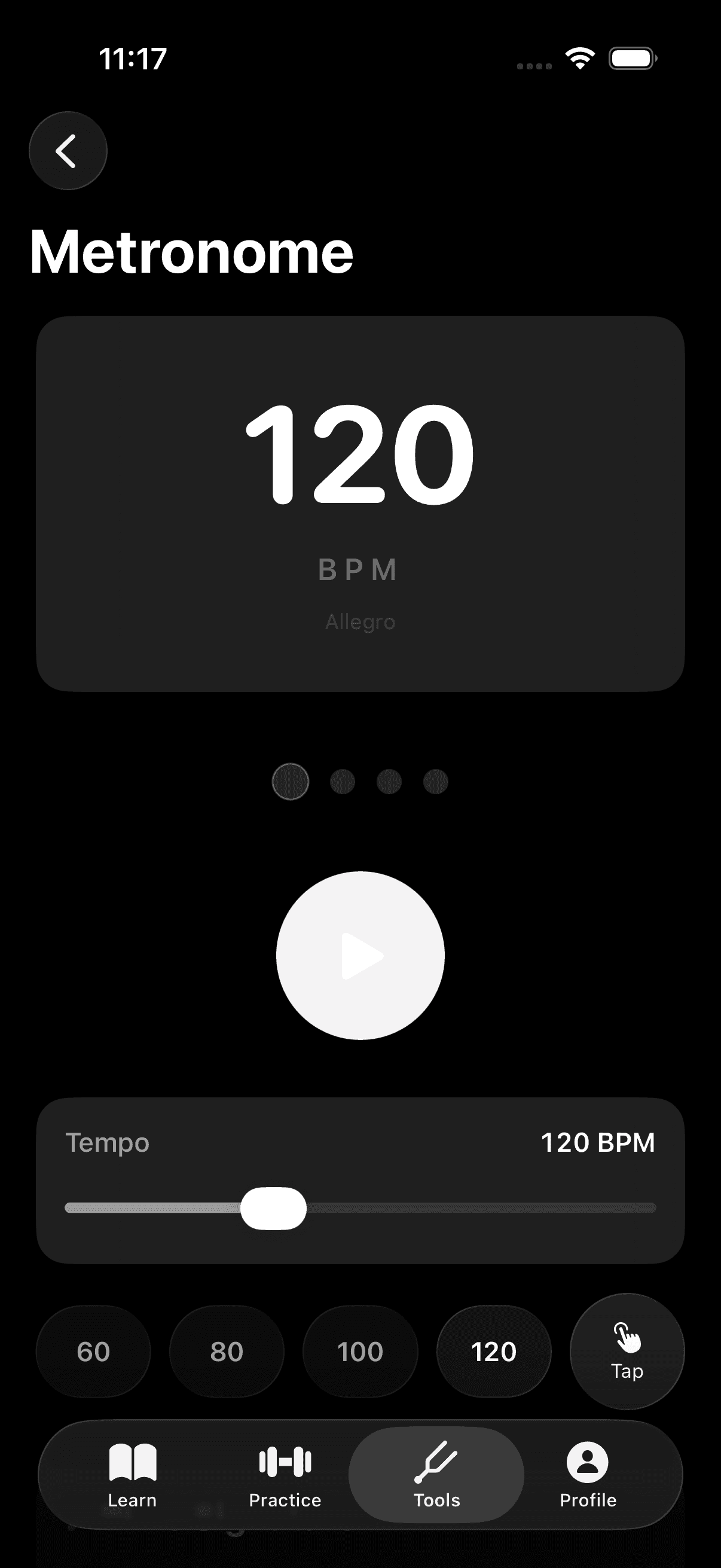 Guitar Learning App Screenshot 2