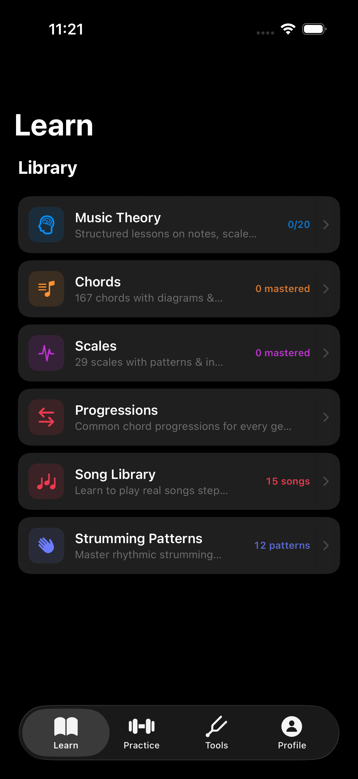 Guitar Learning App Screenshot 6